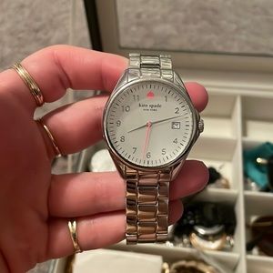 Silver Kate spade watch